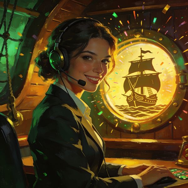 Friendly customer support agent at FatPirate casino